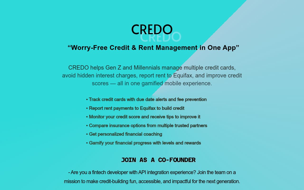 CREDO Own Your Credit